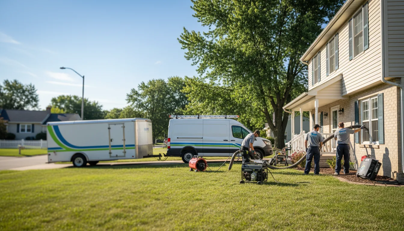 Flooded Basement Restoration And Cleanup With Repair in Hardinsburg, IN near me